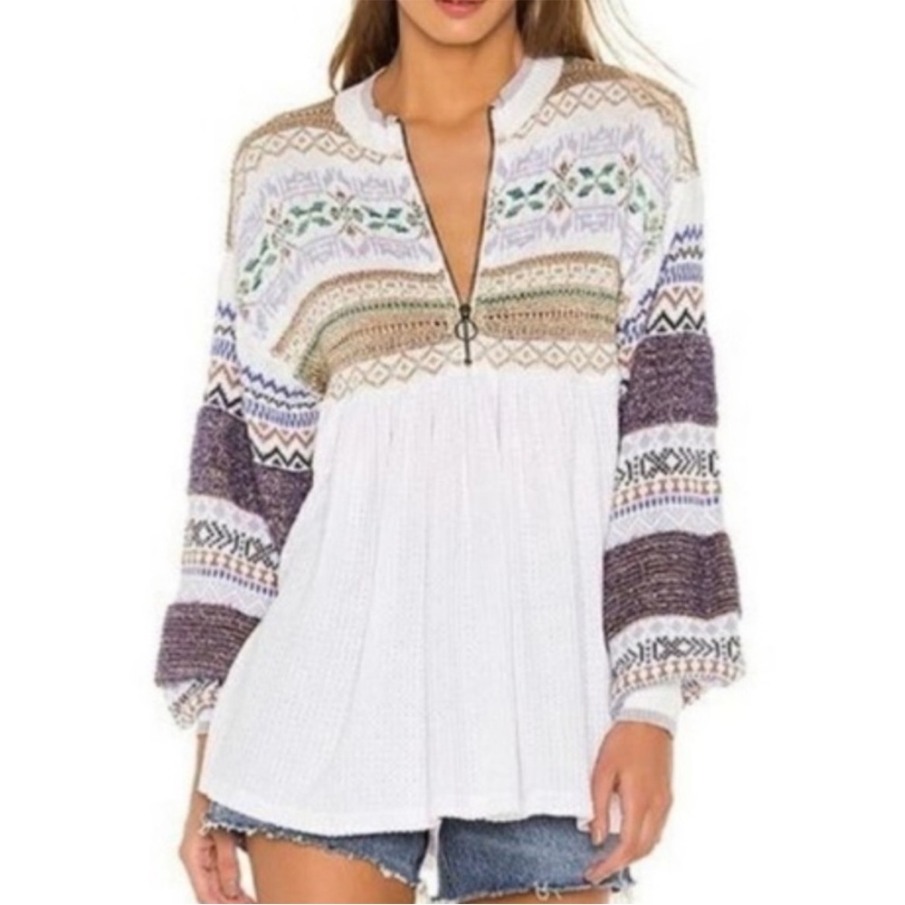 Free People Cozy Cottage Sweater - Picture 1 of 15